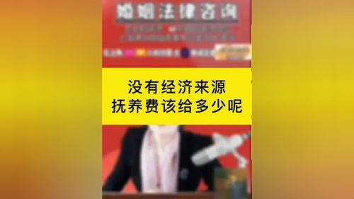 沒有經濟來源的情況下，撫養(yǎng)費該如何確定？專業(yè)律師為您解答